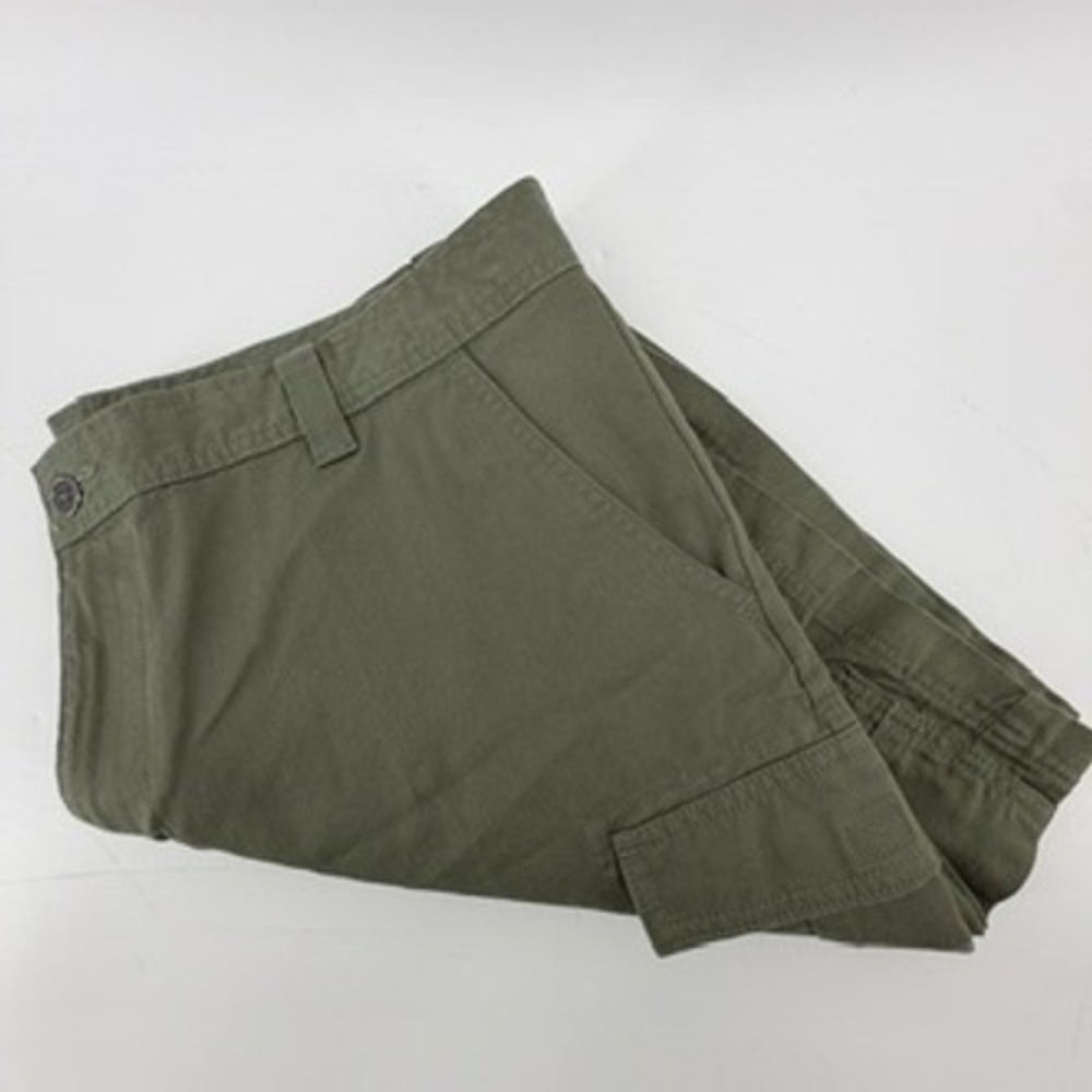 Columbia Mens Olive Green‎ Cotton Cargo Shorts Size 38 XM4835 Hiking Utility
